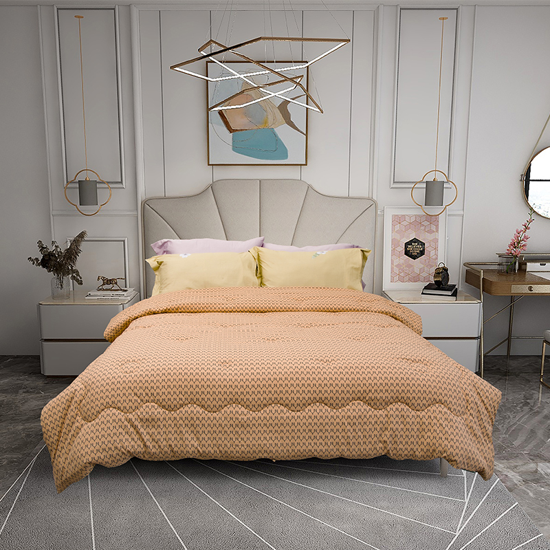 乐鱼概念健康保暖被（土黄）